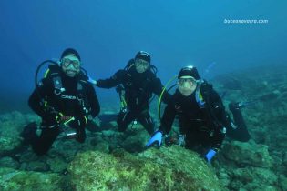 la familia buceadora Aspillaga