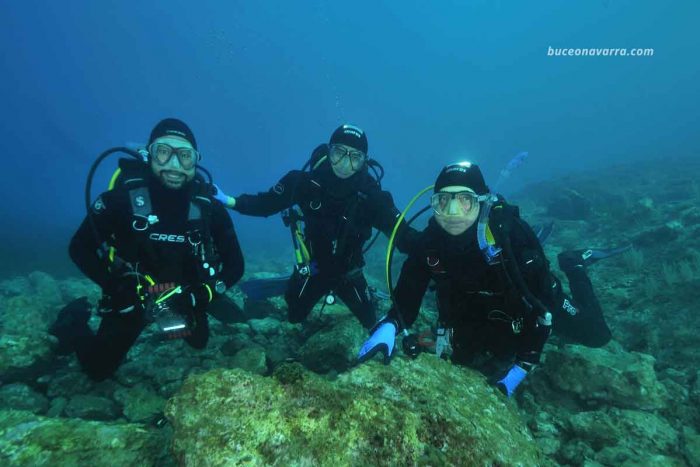 la familia buceadora Aspillaga