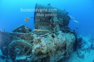 vagoneta del pecio Thistlegorm