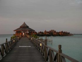 resort sobre el agua de Mabul