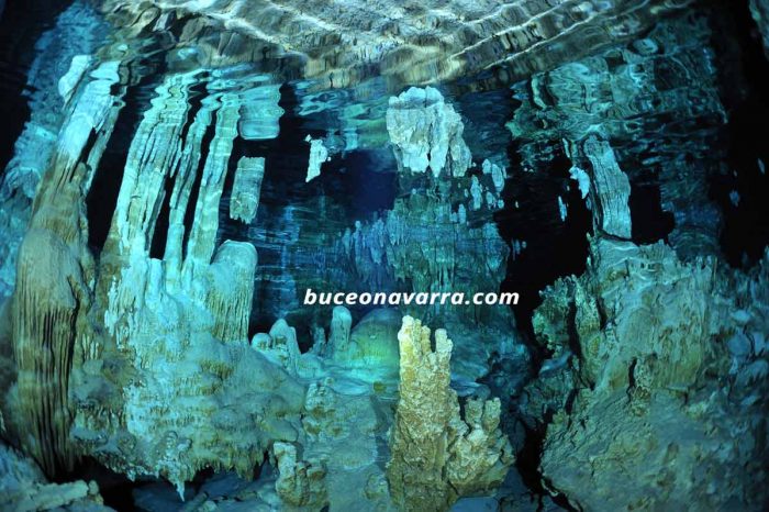 interior de un cenote