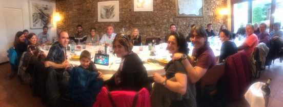 autorretrato del grupo en el espejo